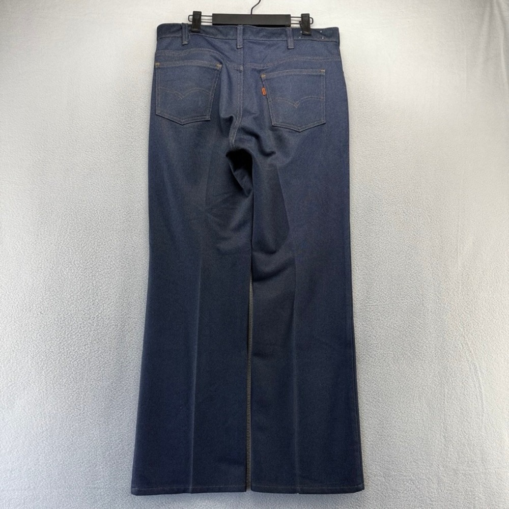 Vintage Levis pants FITS 33x29 Blue Dark Slacks 517 Orange Tab Bootcut 80s Boot